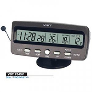Часы автомобильные VST 7045 (200)