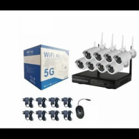 STOP Набор камер видеонаблюдения 5G KIT WiFi 8CH