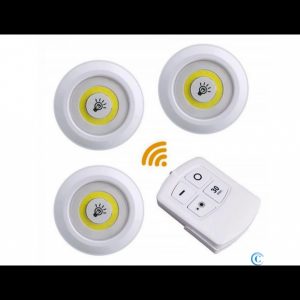 Комплект LED светильников с пультом и таймером LED light with Remote Control Set (3 светильника) 4159-10/LK202312-11 (80)