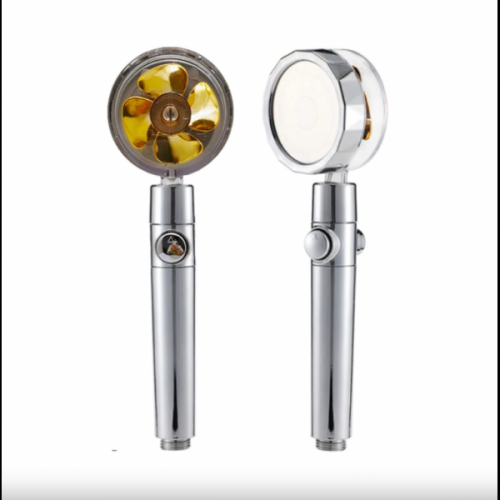 Турбо Лейка для душа с Вентилятором, насадка делает узор воды пропеллером LK2303-111 (100)