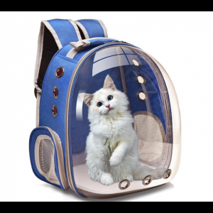 Рюкзак-переноска прозрачный водонепроницаемый для кошек и собак LK202310-4 (60)