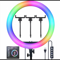 Лампа кольцевая RGB MJ36 (10) Лампа кольцевая RGB MJ36 (10)
