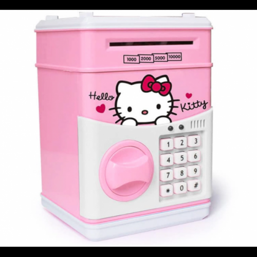 Копилка детский сейф Hello Kitty с кодовым замком KT002 (36)