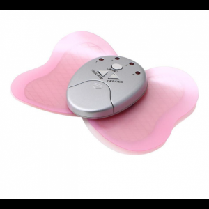 Миостимулятор бабочка электронный массажер Butterfly розовый