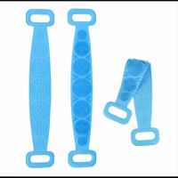 Двухсторонняя силиконовая мочалка Silicon bath towel LK2303-32 (200)