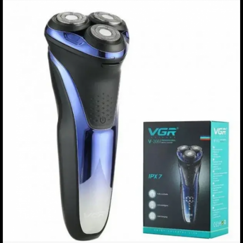 Электробритва аккумуляторная беспроводная с влагозащитой  VGR-306 (48)