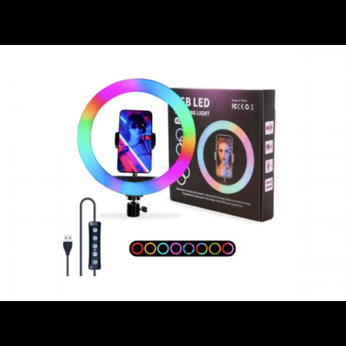 Лампа кольцевая RGB MJ30 (20)