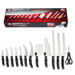 STOP Набор профессиональных кухонных ножей Miracle Blade 13 в 1 LK2303-13/LK202307-17 (20)