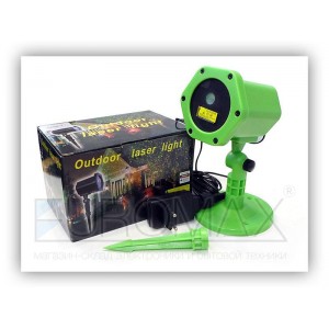 Проектор лазерный пластиковый зеленый PIC-04-12 30шт 8283