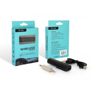Адаптер AUX-Bluetooth JS-1804 200шт 8153 Адаптер AUX-Bluetooth JS-1804 200шт 8153