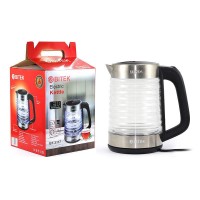 Электрочайник стеклянный BITEK 2,0л 2400Вт с подсветкой BT-3117 12шт 9465