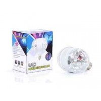 Светодиодная вращающаяся лампа патрон двойная (без обменов, без возвратов) LY-399-2 50шт 8797