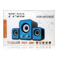 Музыкальные колонки для компьютера 2.1 FT-202 30шт 7961 Музыкальные колонки для компьютера 2.1 FT-202 30шт 7961