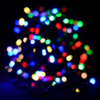 Гирлянда диод 500LED (RD7137) 32м. Микс (разноцветный), Черный провод