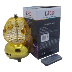 Лампа шар вращающийся RGB RHD-183 mp3+Мр3+Ду+USB (RD5031)
