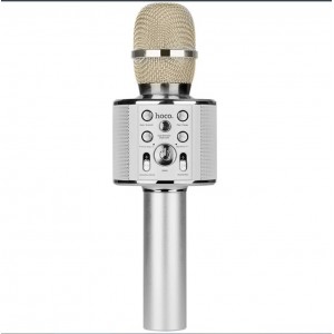 Караоке - микрофон Hoco BK3 Cool Sound — Silver