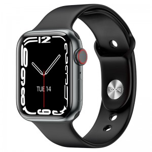Hoco Y1 Pro Smart sports watch(Call Version) — Black