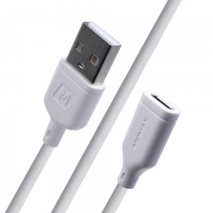 Momax DF3 Zero Type C Female To USB Adapter (0.15m)  — White