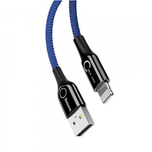 Baseus (CALCD-03) C-shaped Light Intelligent power-off Cable Blue