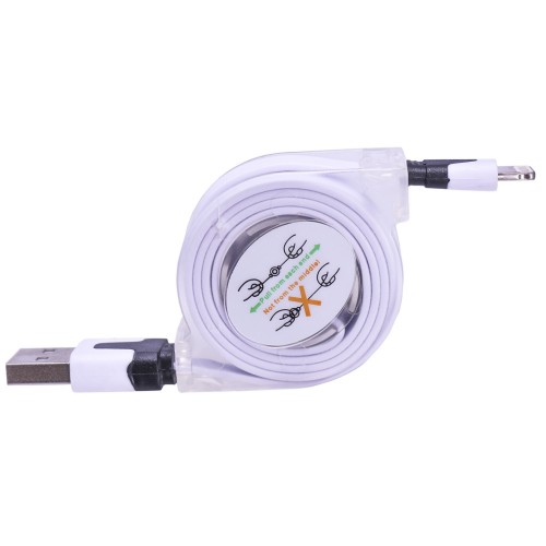  Рулетка Lightning USB Cable (1m) — White