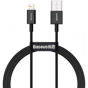 Baseus (CAGD000101) Jelly Liquid Silica Gel Fast Charging Data Cable USB to iP 2.4A 2m — CAGD000101 Black