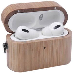 Airpods Pro Wooden Case  — Light Wood