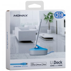 Momax (UD1LB) U.Dock Lightning to USB cable (1m) Docking station — Blue