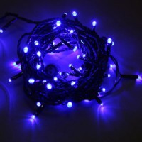 Гирлянда диод 200LED (RD9029) 18м. Синий, Черный Провод