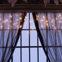 Гирлянда бахрома улица 120LED (RD7118) (Ø 3,3) 4м, 30/50/70см (флеш) Провод-Белый, Цвет ламп-Теплый (20)