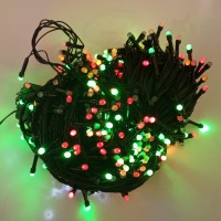 Гирлянда шарик кристалл 18мм 40LED (RD7104) 5м. Флеш Черный провод, RG/RB