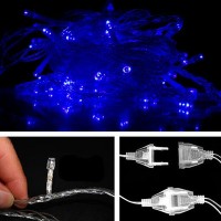 Гирлянда диод 300LED (RD9033) 25м. Синий, Силиконовый провод