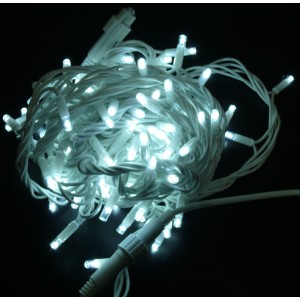 Гирлянда улица 100LED (RD7074) 10м. с контролером 220V (Черный провод), Белый (теплый) Гирлянда улица 100LED (RD7074) 10м. с контролером 220V (Черный провод), Белый (теплый)