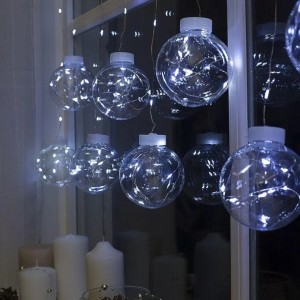 Гирлянда штора 200LED (RD9015) 10 шариков по 8 см, с контроллером, Микс Гирлянда штора 200LED (RD9015) 10 шариков по 8 см, с контроллером, Микс