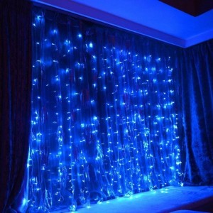 Гирлянда штора улица 300LED (RD096) 3m*2m Теплый