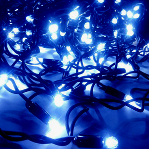 Гирлянда улица 100LED (RD7072) 10м. с контролером 220V (Черный провод), Белый (холодный) Гирлянда улица 100LED (RD7072) 10м. с контролером 220V (Черный провод), Белый (холодный)
