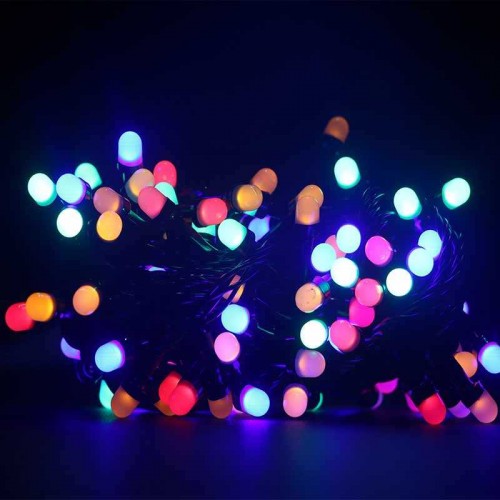 Гирлянда диод точка матовая 200LED (RD7173) 18м. Микс (разноцветная)