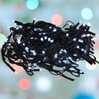 Гирлянда улица 100LED (RD7071) 10м. с контролером 220V (Белый провод), Микс (разноцветная)