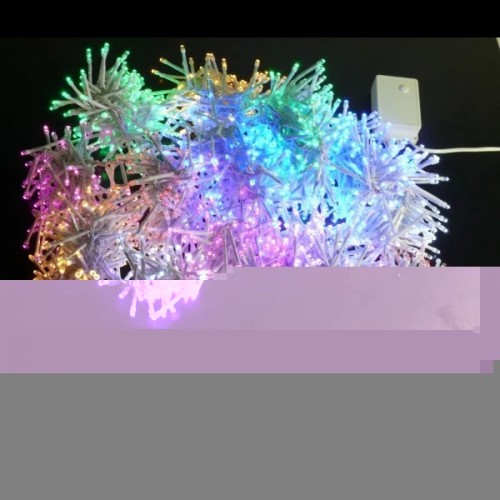 Гирлянда штора 200LED (RD9016) 10 шариков по 8 см, шириной 3m с хвост. заглушкой, Цвет ламп-Белый