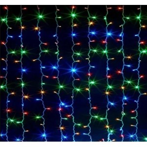 Гирлянда водопад 320 LED (RD7153) 3x2м С заглушкой (10x32) Микс (разноцветная) Гирлянда водопад 320 LED (RD7153) 3x2м С заглушкой (10x32) Микс (разноцветная)