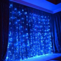 Гирлянда штора 192LED (RD092) 3m*2m Белый