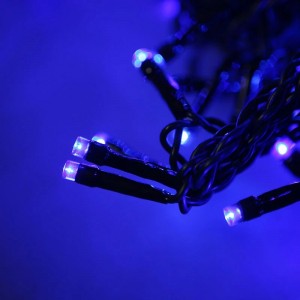 Гирлянда штора Улица 120LED (RD7088) Диаметр 3,3 Массив 357, 4х1м. с контролером, Черный провод, Белая (холодная)