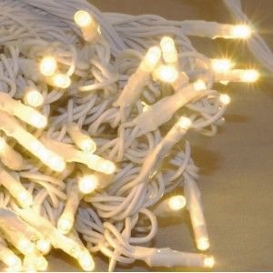 Гирлянда улица 100LED (RD7076) 10м. с контролером 220V (Белый провод), Синий Гирлянда улица 100LED (RD7076) 10м. с контролером 220V (Белый провод), Синий