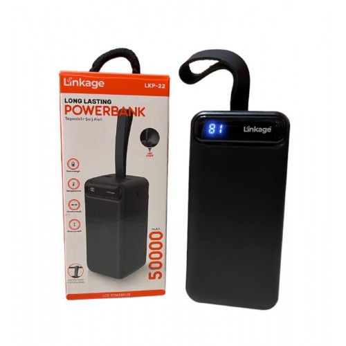 Універсальна мобільна батарея Power bank LINKAGE LKP-22 50000mAh