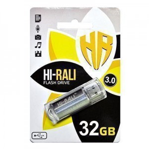 Накопичувач 3.0 USB 32GB Hi-Rali Corsair серiя срібло Накопичувач 3.0 USB 32GB Hi-Rali Corsair серiя срібло