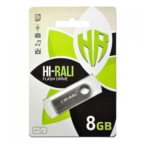 Накопичувач USB 8GB Hi-Rali Shuttle серiя чорний