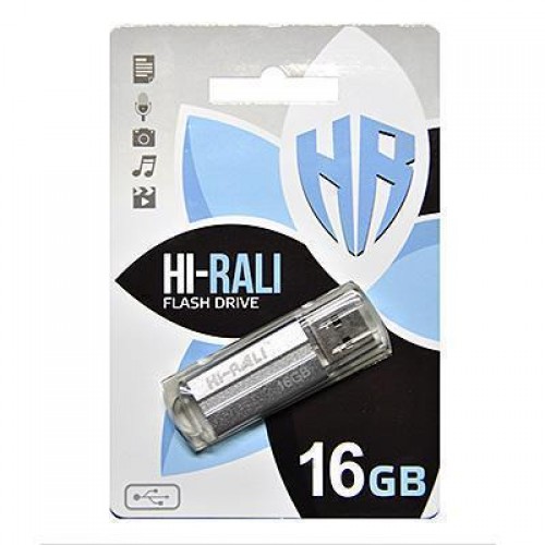Накопичувач USB 16GB Hi-Rali Corsair серiя срібло