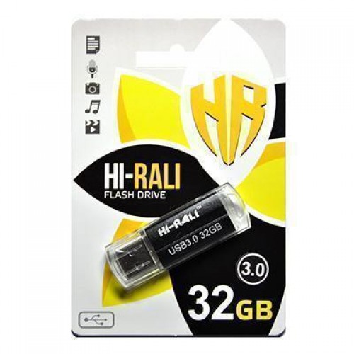 Накопичувач 3.0 USB 32GB Hi-Rali Corsair серiя чорний