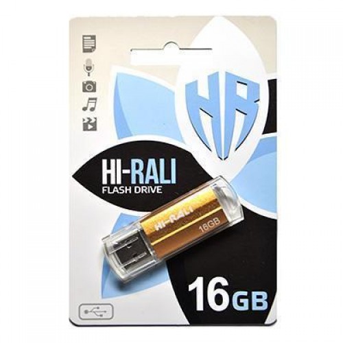 Накопичувач USB 16GB Hi-Rali Corsair серiя бронза