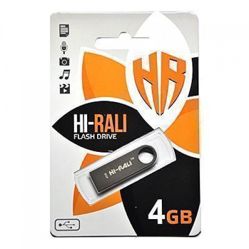 Накопичувач USB 4GB Hi-Rali Shuttle серiя чорний