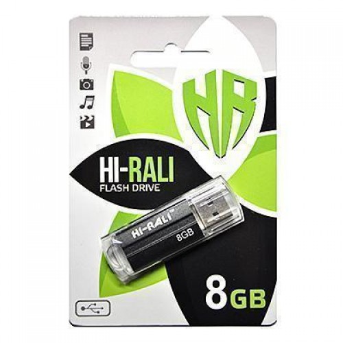 Накопичувач USB 8GB Hi-Rali Corsair серiя чорний